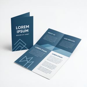 Falzflyer, Kreuzbruchfalz